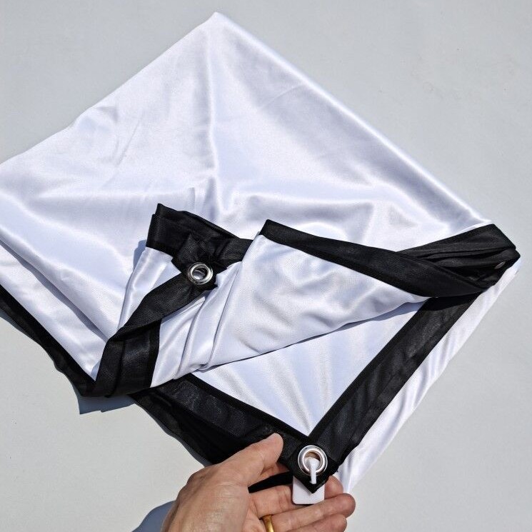 100-inch outdoor simple soft projection screen front projection rear projection outdoor camping party projection screen without crease in stock