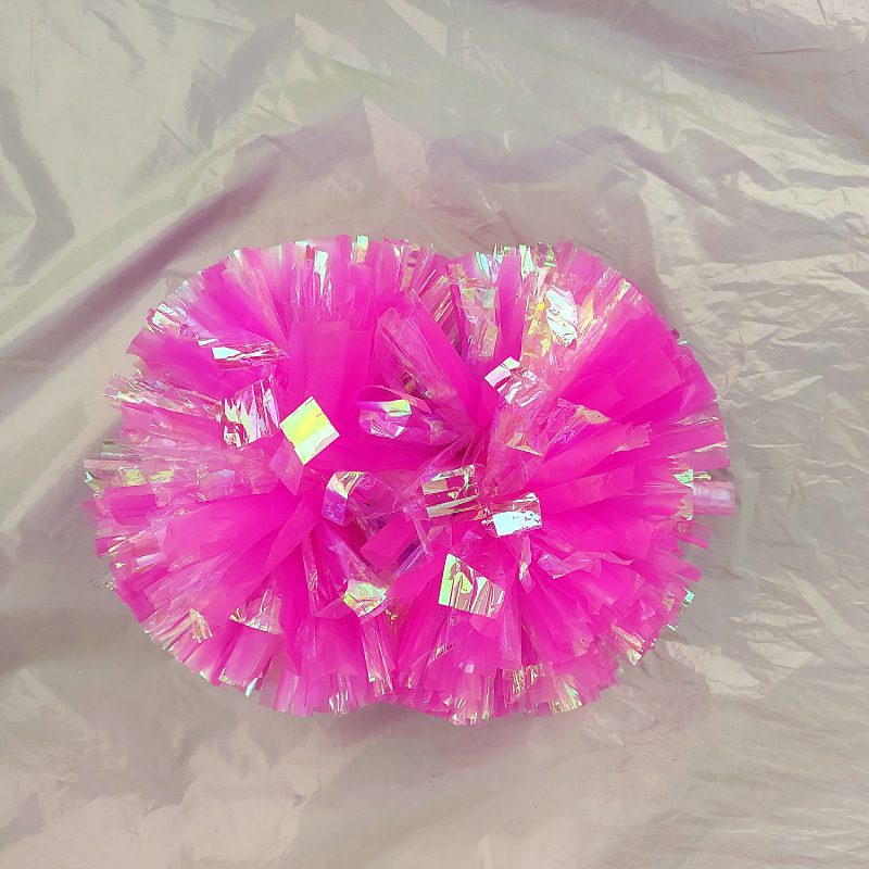 Rainbow Colorful Flower Ball Matte Cheerleaders Hand Flower Lala Flower Ball Games Aerobics Dance Ball Props