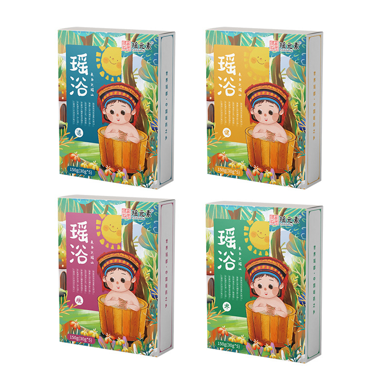 Children's Bath Packs Wholesale, Pediatric Yao Bath Concentrate, Guangxi Jinxiu Herbal Foot Soak Medicated Bath, Suitable for Babies in All Seasons