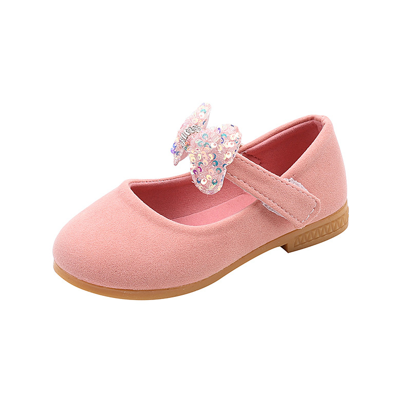 Girls Shoes New Princess Shoes Little Girls Shoes Bow Spring and Autumn Children's Women's Performance Children's Shoes Soft Sole