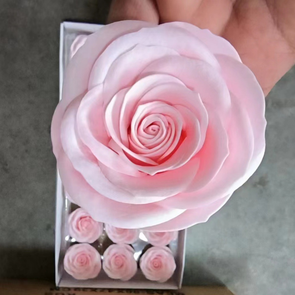 Креативный подарок в виде розы из мыла, большой цветок в упаковке, оптовая продажа от производителя