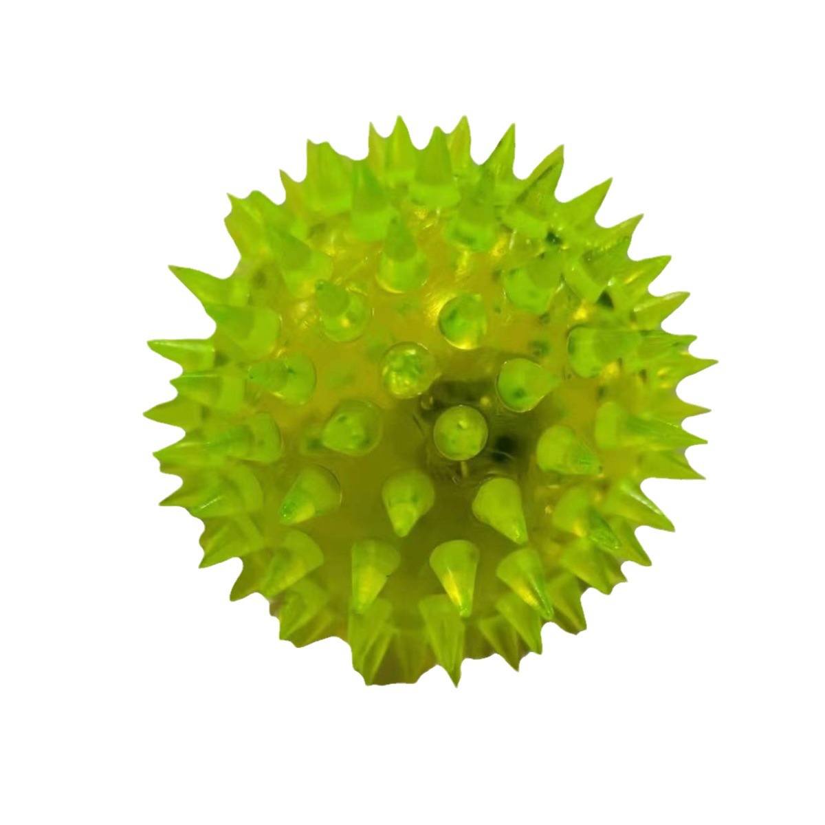 6.5cm Glitter Pinch and Bark with Luminous Long Burr Hedgehog Elastic Massage Ball Street Stall