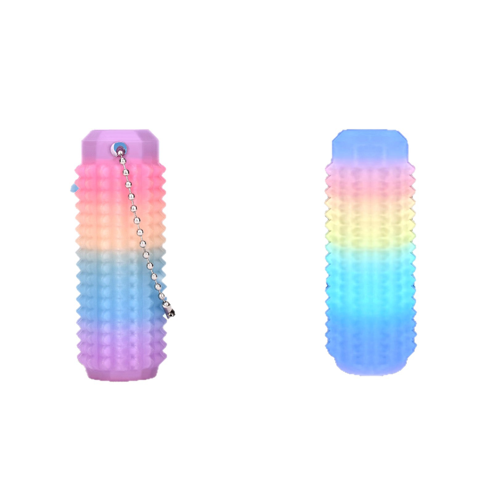 Temu Cross-Border Popular 3D Printed 3D Printed Ornaments Decompression 3D Printed Toy Keychain Spiked Small Grip