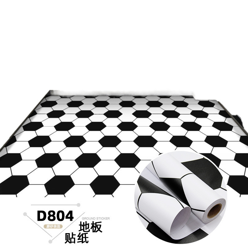 Floor Stickers Self-Adhesive Bathroom Waterproof Anti-Slip Balcony Bathroom Kitchen Floor Stickers Toilet Tile Stickers Thickeneded and Wear-Resistant