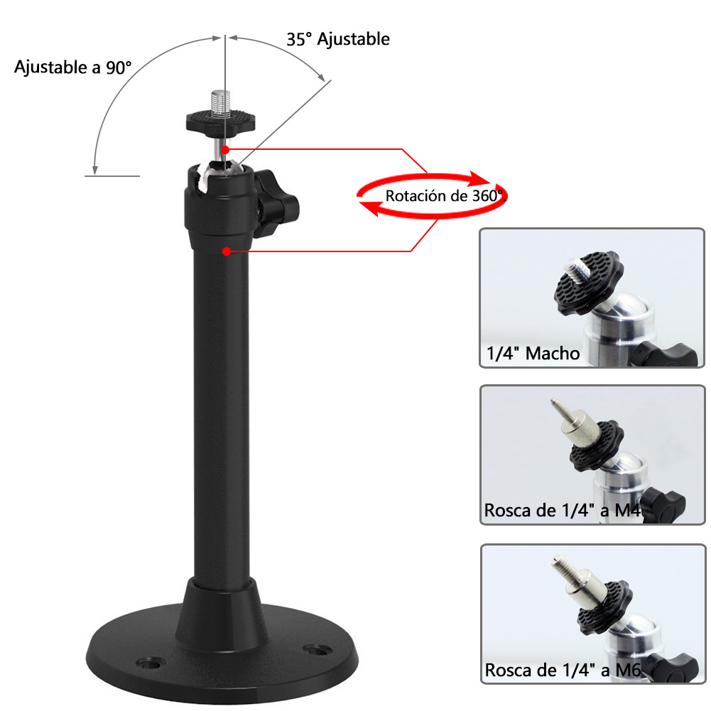 Mini Ceiling Wall Projector Bracket, Compatible with Qkk, Dr.J, Dbpower, Projection Monitoring
