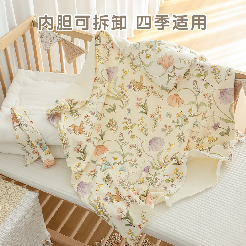 Baby Blanket Newborn Pure Cotton Type a Newborn Delivery Room Swaddle Kidsren's Baby Pure Cotton Quilt Universal for All Seasons