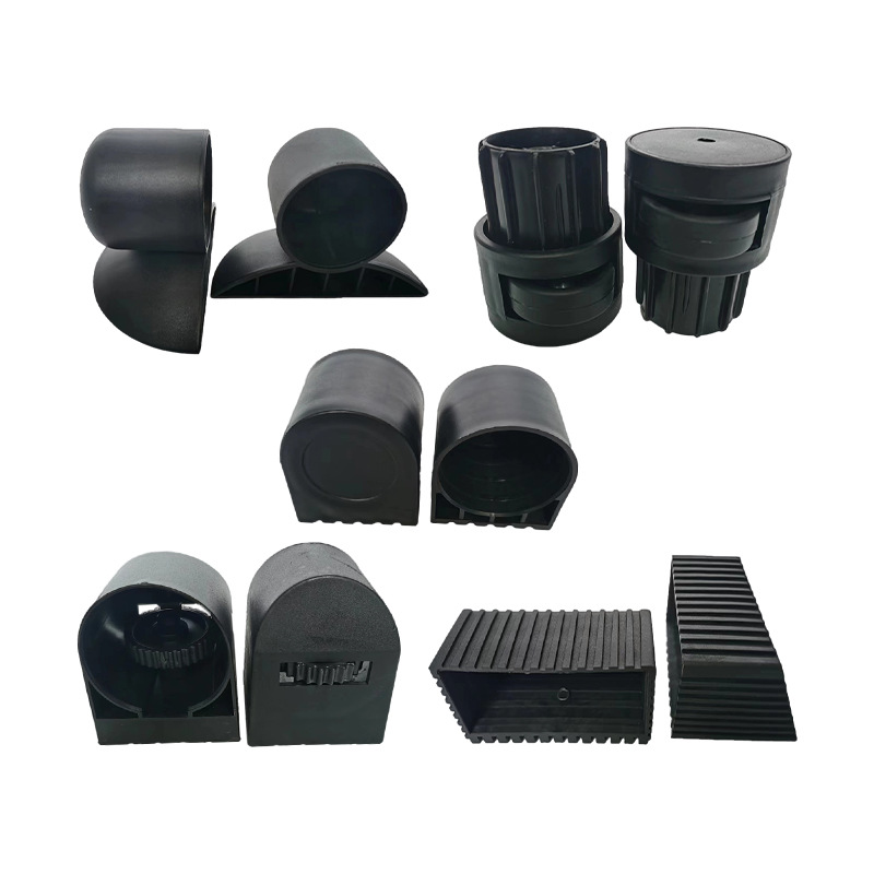 Fitness Equipment Foot Covers Manufacturer Direct Sales Plastic Square Tube Covers Square Tube Outwear Chair Foot Covers Pipe Protective Covers Wholesale