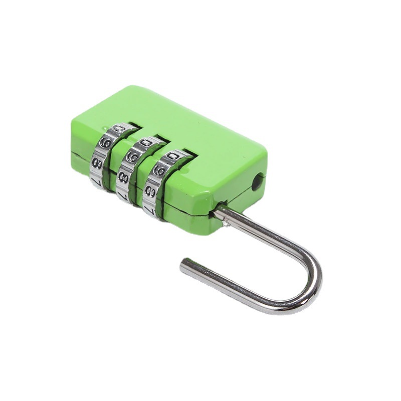 Zinc Alloy Cartoon Padlock School Bag Luggage Gym Wardrobe Door Password Lock 3-digit Luggage Password Padlock