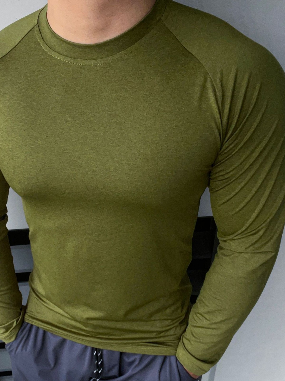 Autumn Sports Elastic Tight Training Long-Sleeved Bottoming Shirt Super Elastic Top Outdoor Figure-Showing Running Iron T-Shirt