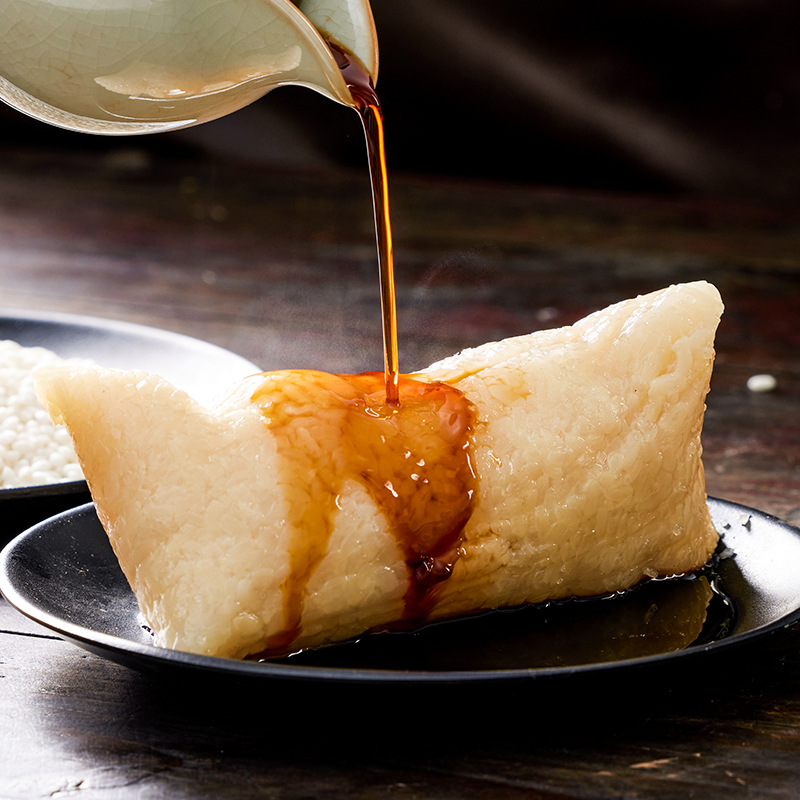 Meizhen Mama Manufacturer Direct Sale Zongzi Plain Flavor White Rice Zongzi Pure Glutinous Rice Zongzi Wholesale Group Purchase Jiaxing Zongzi
