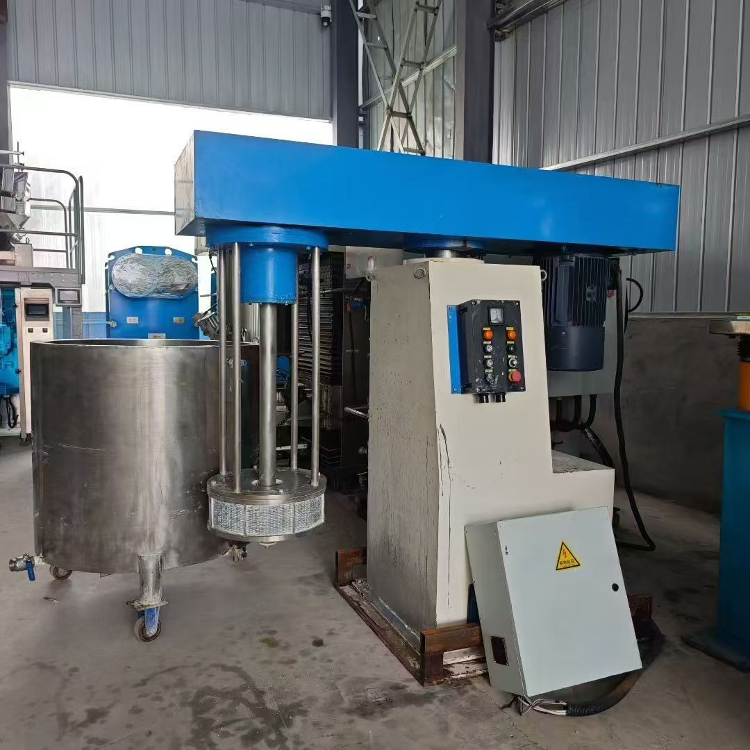 22Kw Basket Sand Mill Arrive One ​ Matching 650L Jacketed Cylinder, Grinding Rod Made of Tungsten Steel