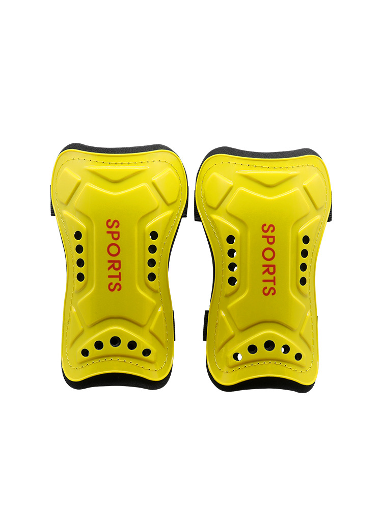 Professional Football Game Shin Pads Double Straps Calf Shin Pads Wear-Resistant Sports Breathable Anti-Collision Pads Wholesale