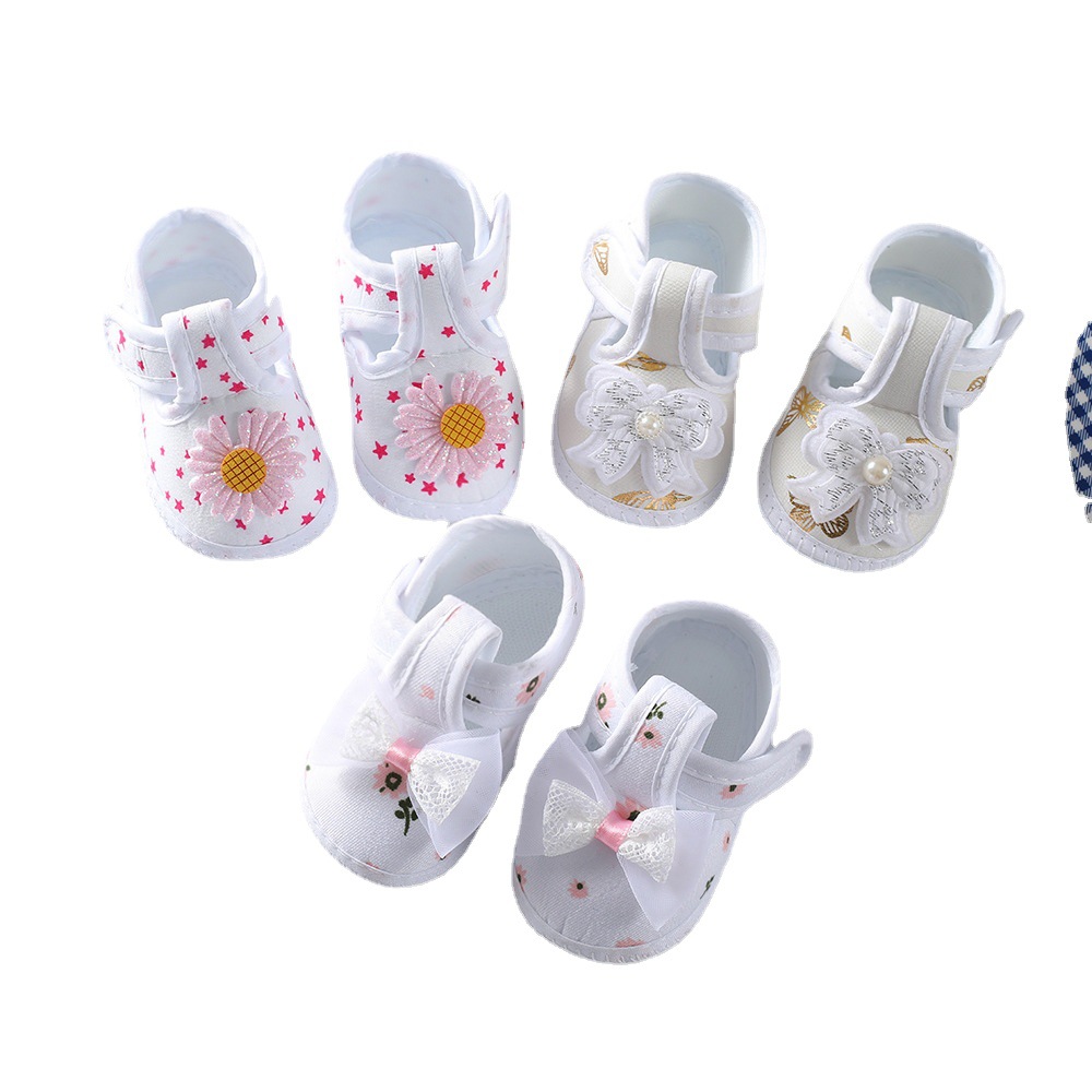 2023 Spring and Autumn New Baby Shoes Soft Soled Cloth Shoes 0-1 Years Old Newborn Baby Shoes Men's and Women's Children's Shoes Cross-Border