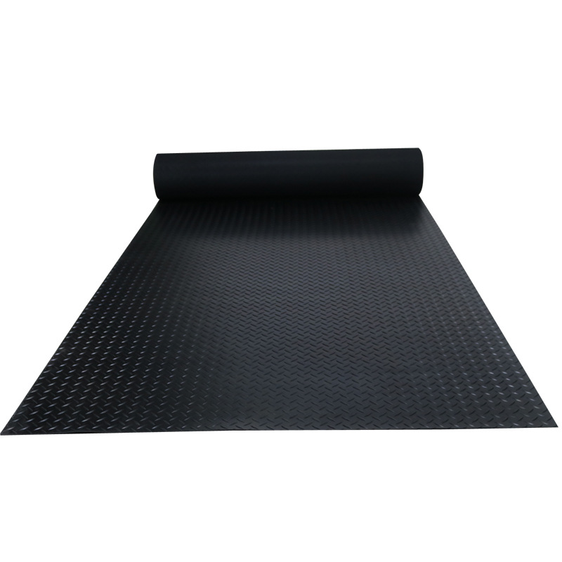 Black Willow Leaf Pattern Rubber Sheet Steel Plate Pattern Viaduct Anti-Slip Rubber Sheet Outdoor Wear-Resistant Anti-Slip Herringbone Pattern Rubber Mat