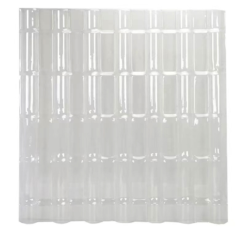 Pc Transparent Tile Thickeneded Bright Tile House Glazed Plastic Tile Balcony Lighting Wave Tile Endurance Board Greenhouse Sun Board