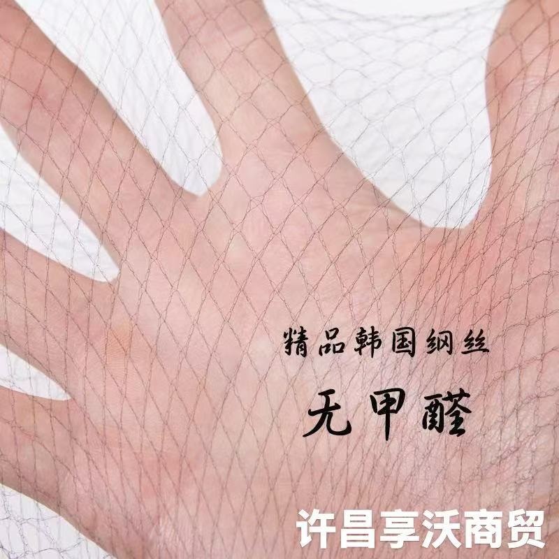 Hair Net Female Flight Attendant Film and Television Set Dance Plate Ancient Style Elastic Thin Invisible Thin Sister Fake Manufacturer Cross-Border Manufacturer Direct Sales