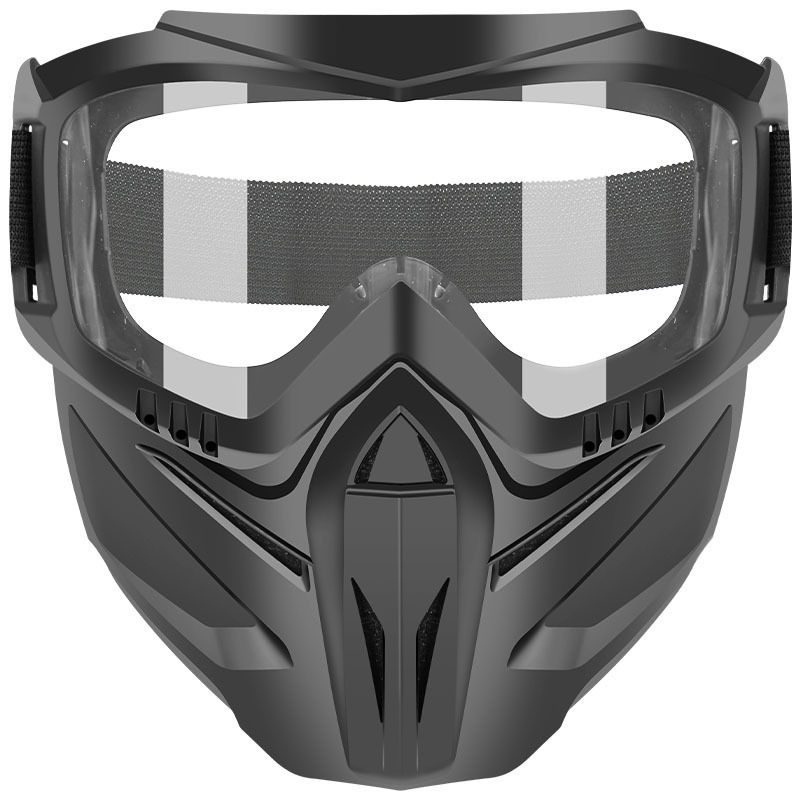 Split Dust-Proof and Anti-Uv Tactical Welding Mask Anti-Glare Splash Hood Goggles Harley Welding Mask