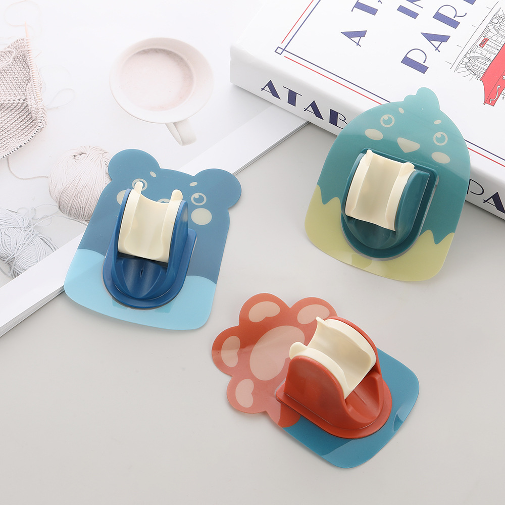 New Cartoon Punch-Free Shower Holder Bathroom Shower Head Holder Fixed Base Adjustable Shower Bath Accessories