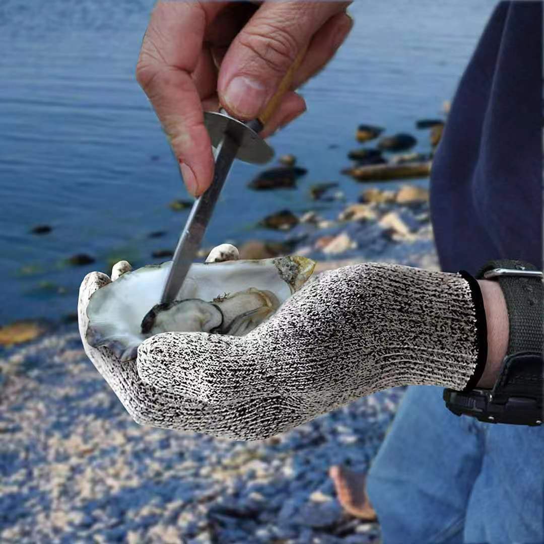 Thickened 5-level Anti-cut Gloves Anti-stab Anti-slip Anti-knife Cut Gloves Flexible Breathable Food Cutting and Fish-killing Labor Protection