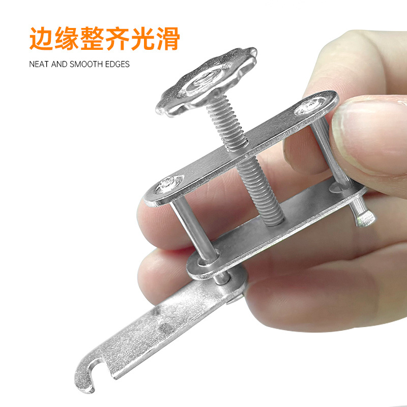 Galvanized Chemical Experimental Instrument Consumables Spring Water Stop Clamp Suitable for Multi-specification Rubber Latex Pipe Spiral Clamp