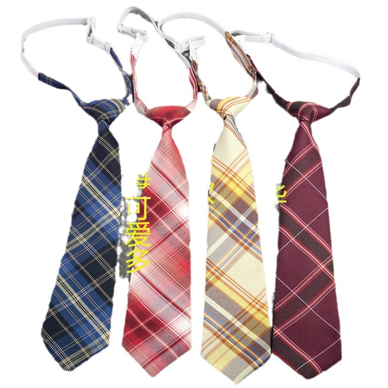 Factory spot JK Japanese college style free plaid tie uniform small accessories sailor suit plaid tie