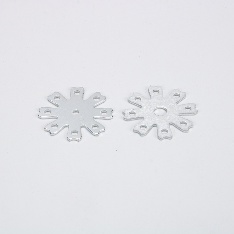 Anti-winding flap aluminum flap base metal sheet metal hook plate DIY eight-Claw hook disc hook flying hook connection