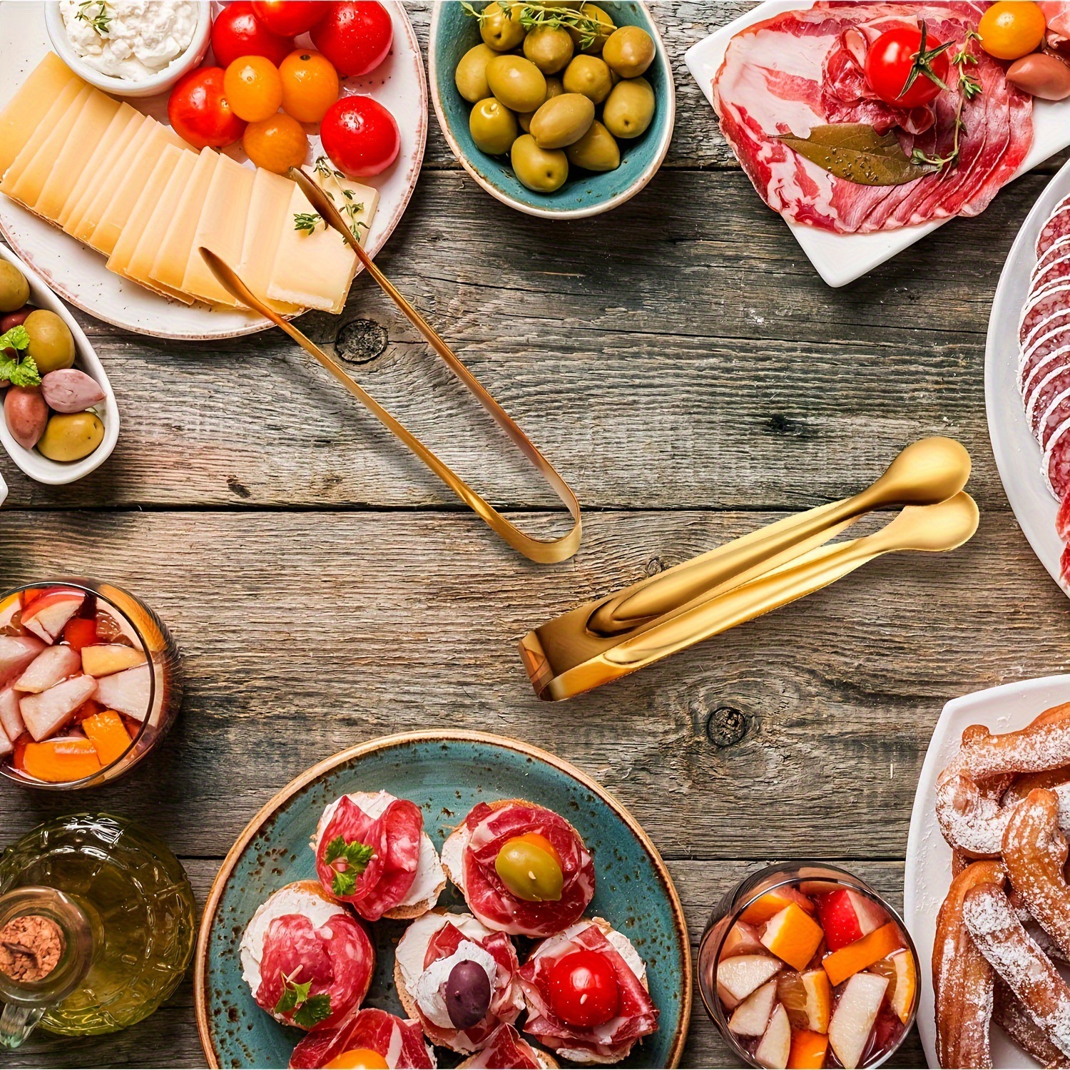 Factory wholesale mini service suit high quality stainless steel durable suitable for snacks, sugar, ice clip