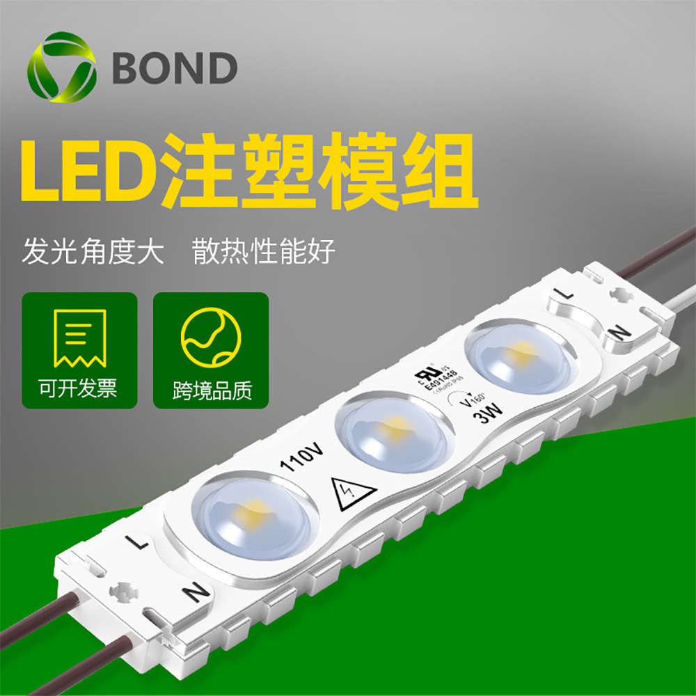 Led Injection Molding Module High Voltage 110V/220V Power Supply-Free Ip65 Waterproof Advertising Luminous Led Light