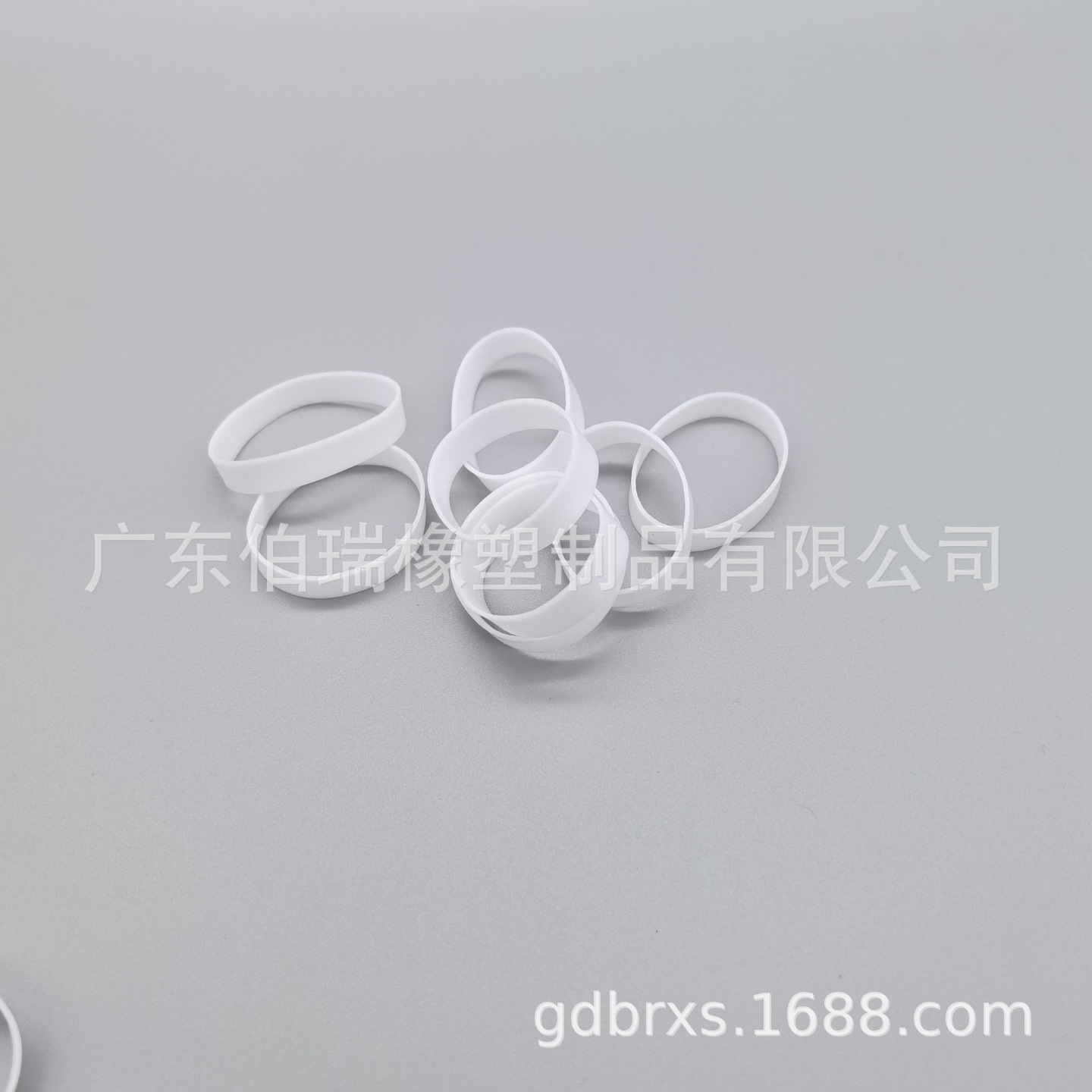 Silicone Strap Data Cable Strap Silicone Bundle Coil High Elastic Rubber Ring White Silicone Bundle Coil 5MM