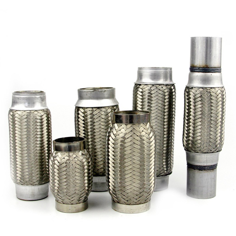 Xufeng Stainless Steel Car Exhaust Corrugated Pipe Stainless Steel Metal Connecting Pipe Silencer Shock Absorption Braided Soft Connection