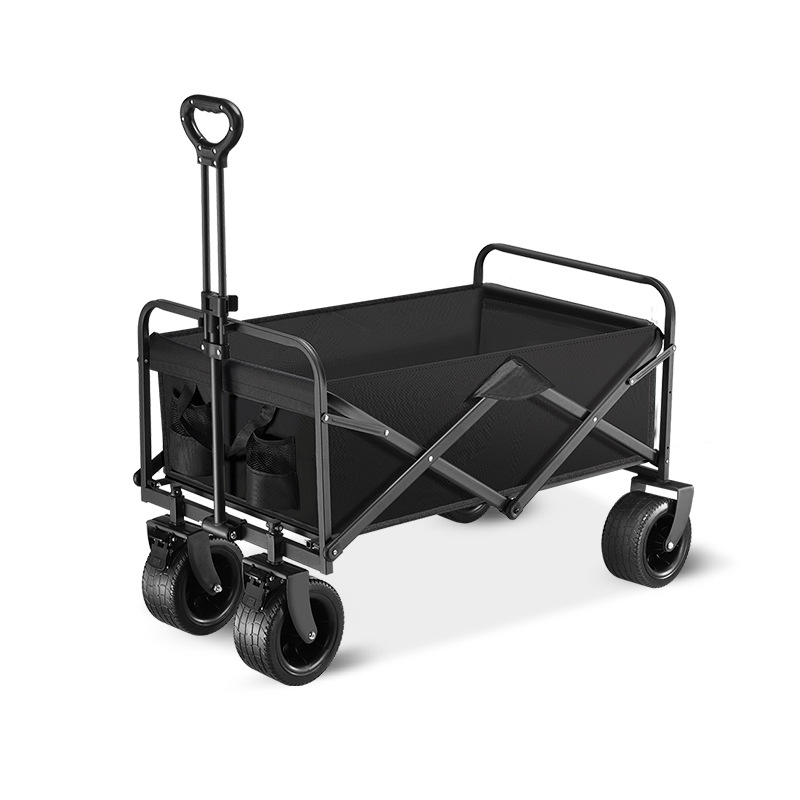 Outdoor Camper Trolley, Portable Foldableing Mobile Stall Special Car, Kidsren's Reclining Large Camping Style Camper Car