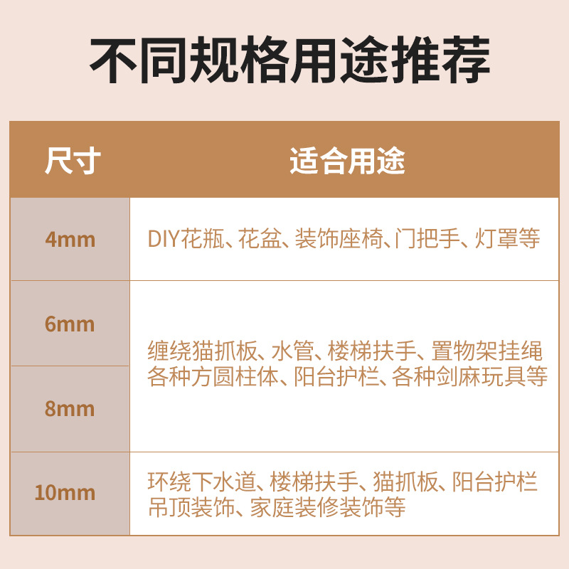 Cat DIY Sisal Cat Climbing Frame Special Hemp Rope Scratch-Resistant Cat Scratching Post Cat Scratching Board Claw Grinding Cat Toy Cat Scratching Basin