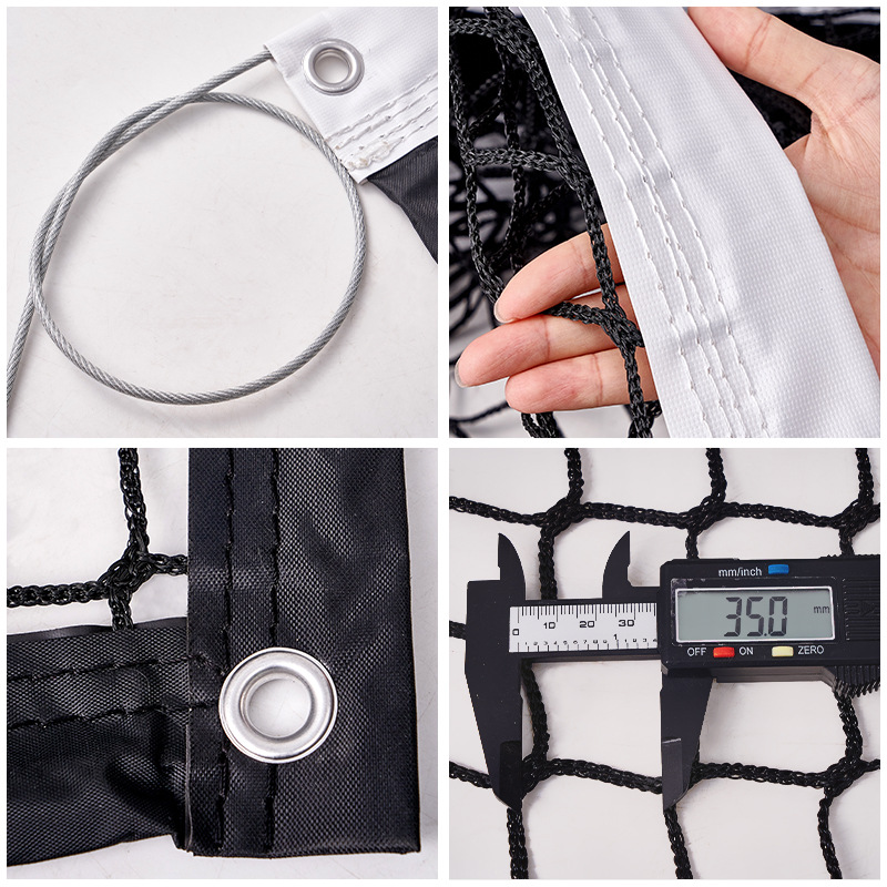 Tennis Blocking Tennis Court Net Competition Training Standard Indoor Polyethylene Tennis Net Jointless Pickleball Net