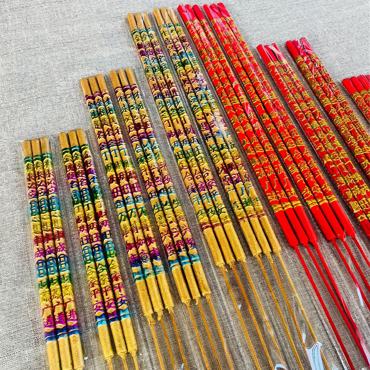 Buddhist Incense Manufacturer Wholesale Temple Incense Offerings 40/50cm 60cm 3-Piece Set Embossed Incense Sticks High Incense Embossed Dragon Incense