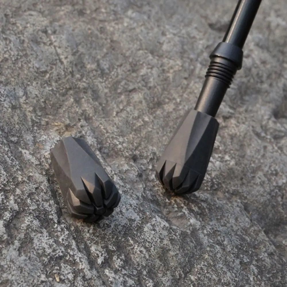 Trekking Pole Accessories, Non-Slip Rubber Sleeves, Trekking Poles, Shock-Absorbing and Wear-Resistant, Pointed Sleeves, Protective Foot Covers Accessories
