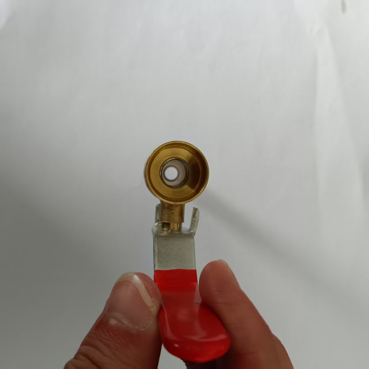 Fire hose reel water gun head self-help reel water gun switch copper nozzle thickened high voltage DC water nozzle