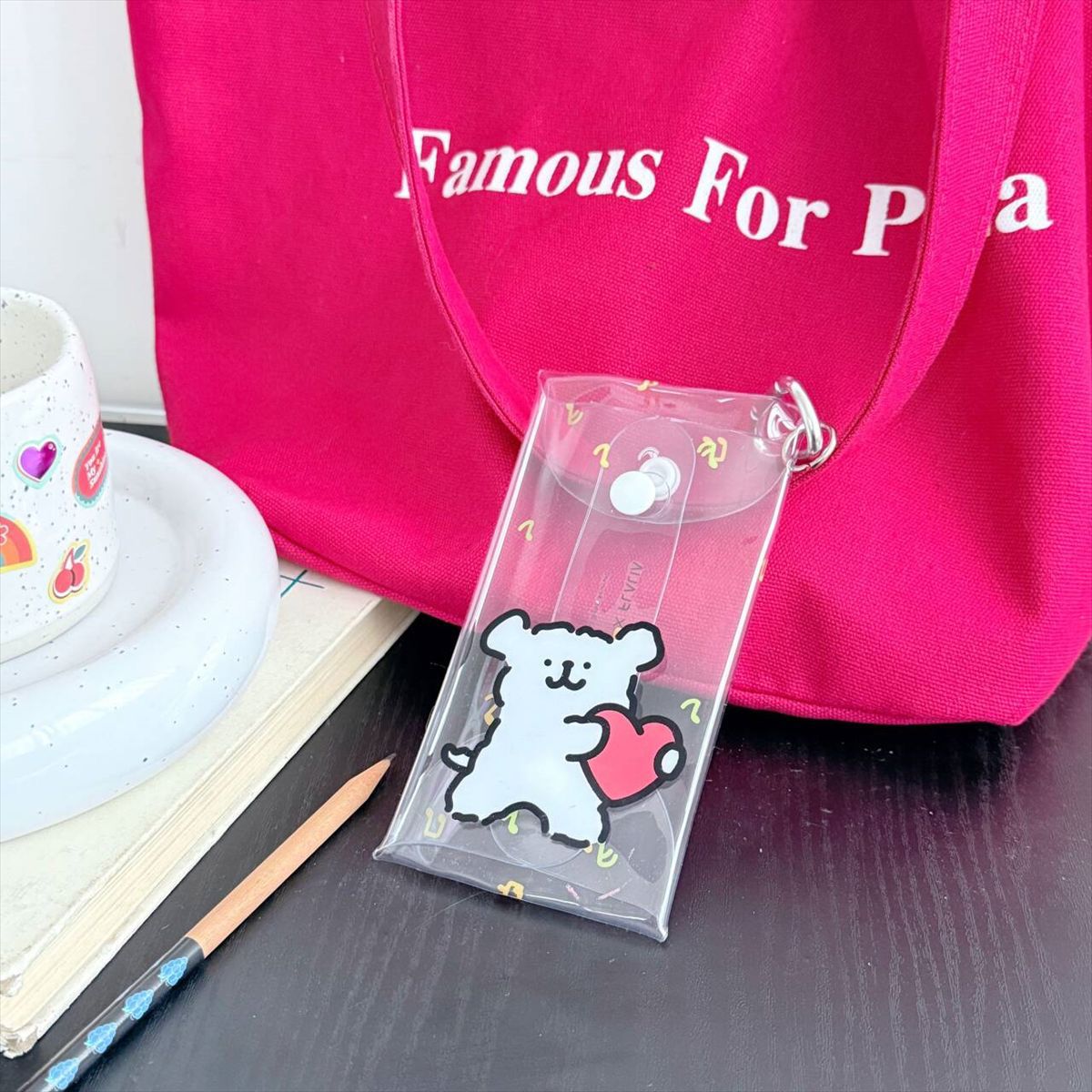 Foreign Trade Wholesale Inventory Last Order Live Supply Group Purchase ~ Cute Ins Transparent Key Bag Portable Headphone Cosmetics Bag