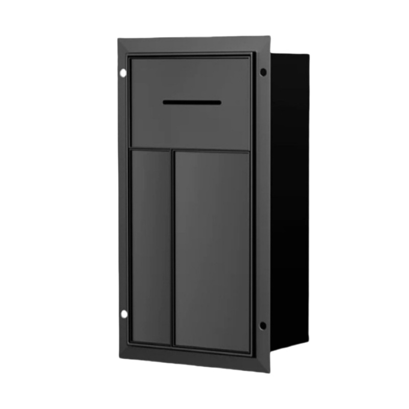 304 Stainless Steel Niche Embedded Trash Can Bathroom Hidden Storage Cabinet Bathroom Concealed Toilet Brush