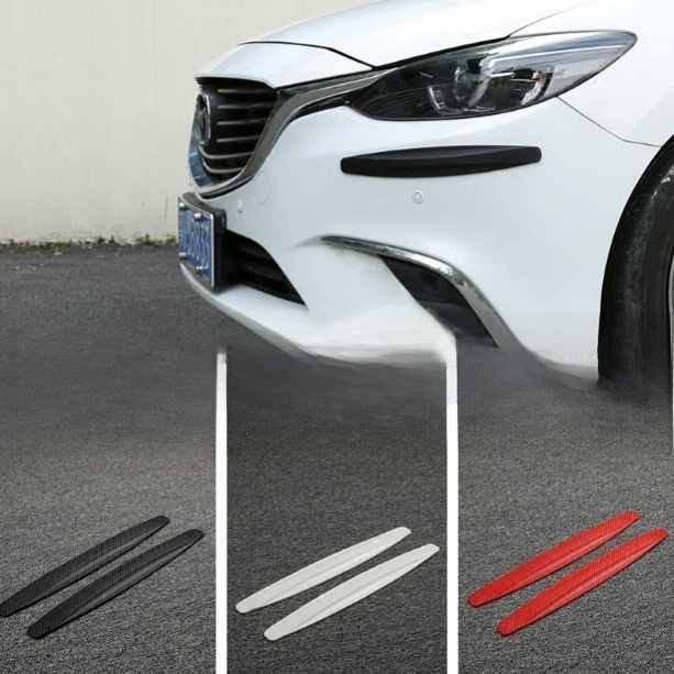 Factory direct car before and after anti-collision carbon fiber stripe anti-scratch strip body scratch decorative protective stickers