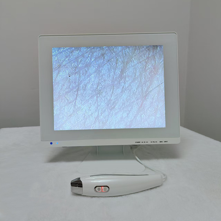 15inch Three-Spectrum Skin Detector Hair Follicle and Pore Testing Machine Epidermis and Dermis Pore Blockage Detection