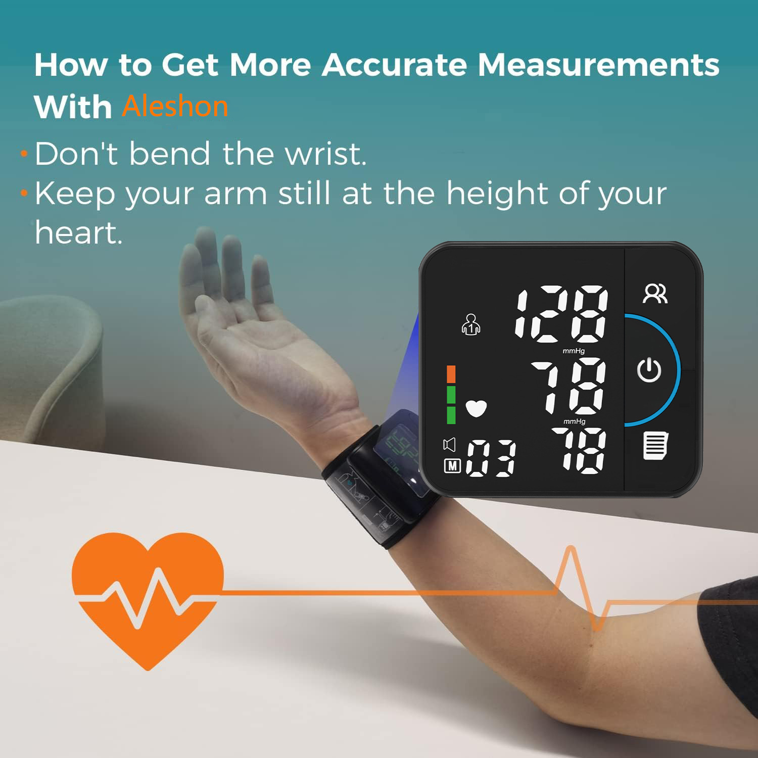 Wrist Sphygmomanometer Home Electronic Intelligent Blood Pressure Measuring Instrument Cross-border Trade FDA Sphygmomanometer Foreign Trade