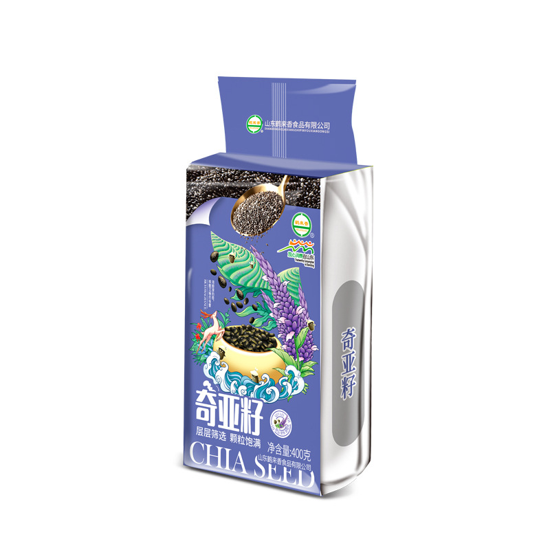 Chia seeds 400g ready-to-eat meal replacement full belly drink edible cereals wholesale source factory coarse grains nuts