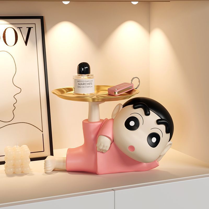 Crayon Small New Key Storage Tray Desktop Living Room Home Decoration Gift Entrance Decoration Shoe Cabinet Gift XK