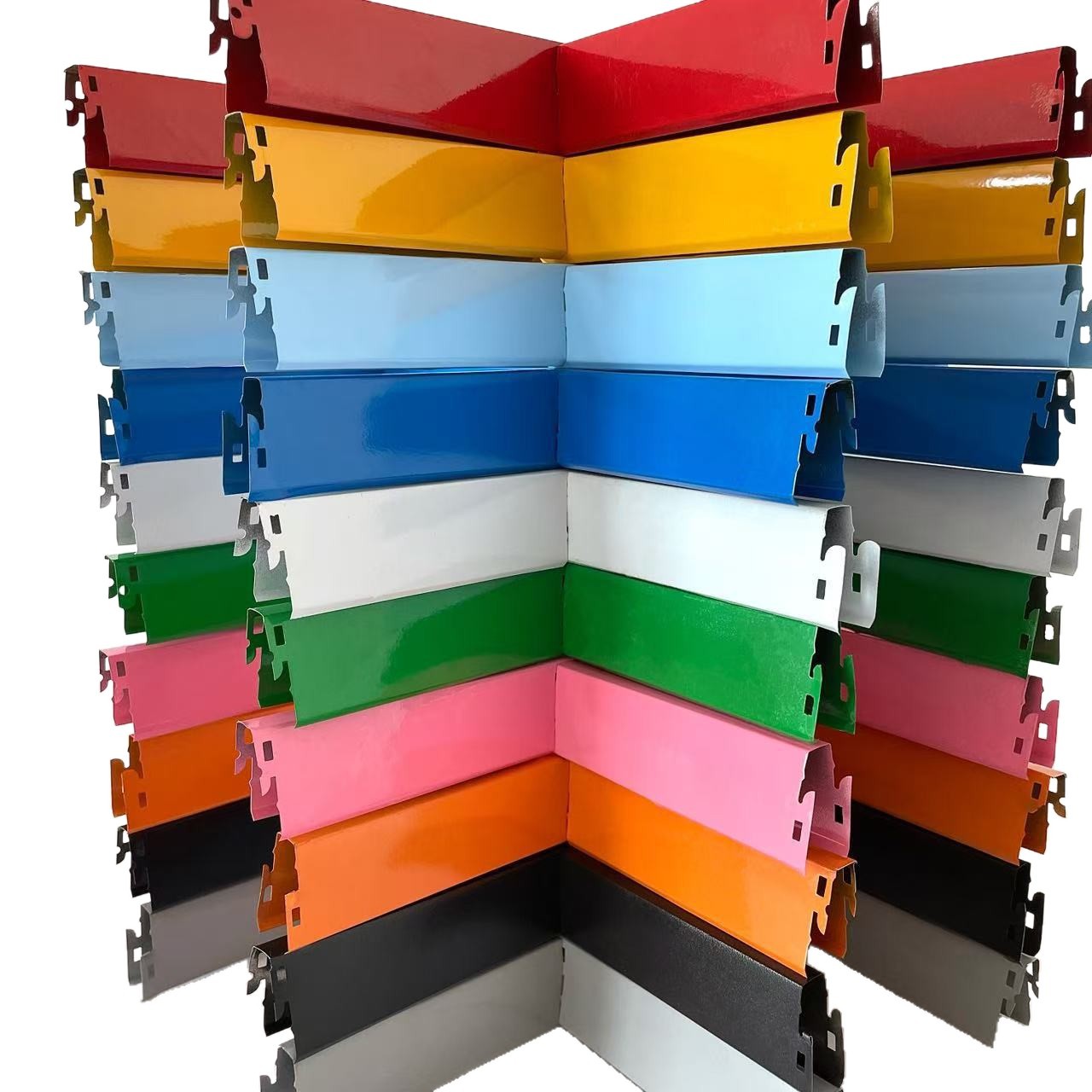 Grille Ceiling Integrated Decorative Material Lattice Grape Trellis Self-Installation Office Wood Grain Grid Simple Aluminum Ceiling