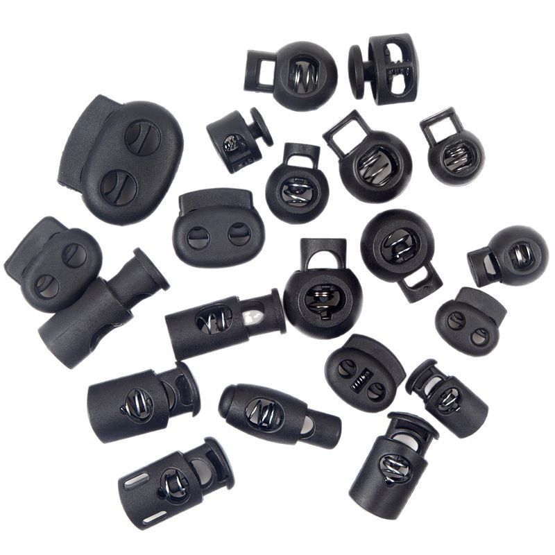 Поставки от производителей пластиковых пряжек с пружиной, шнуровки, противоскользящих пряжек, пряжек для веревки, пряжек в виде кошачьего глаза, пряжек с двойным отверстием, полные стили