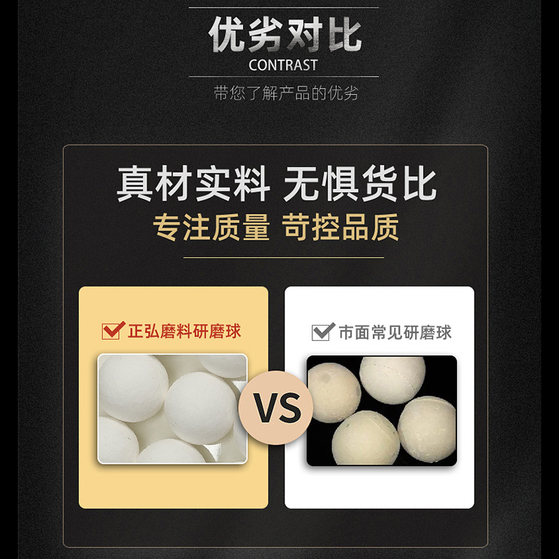 9295 grinding ball high aluminum corundum polishing grinding wear-resistant high white ball mill with alumina ceramic ball wholesale