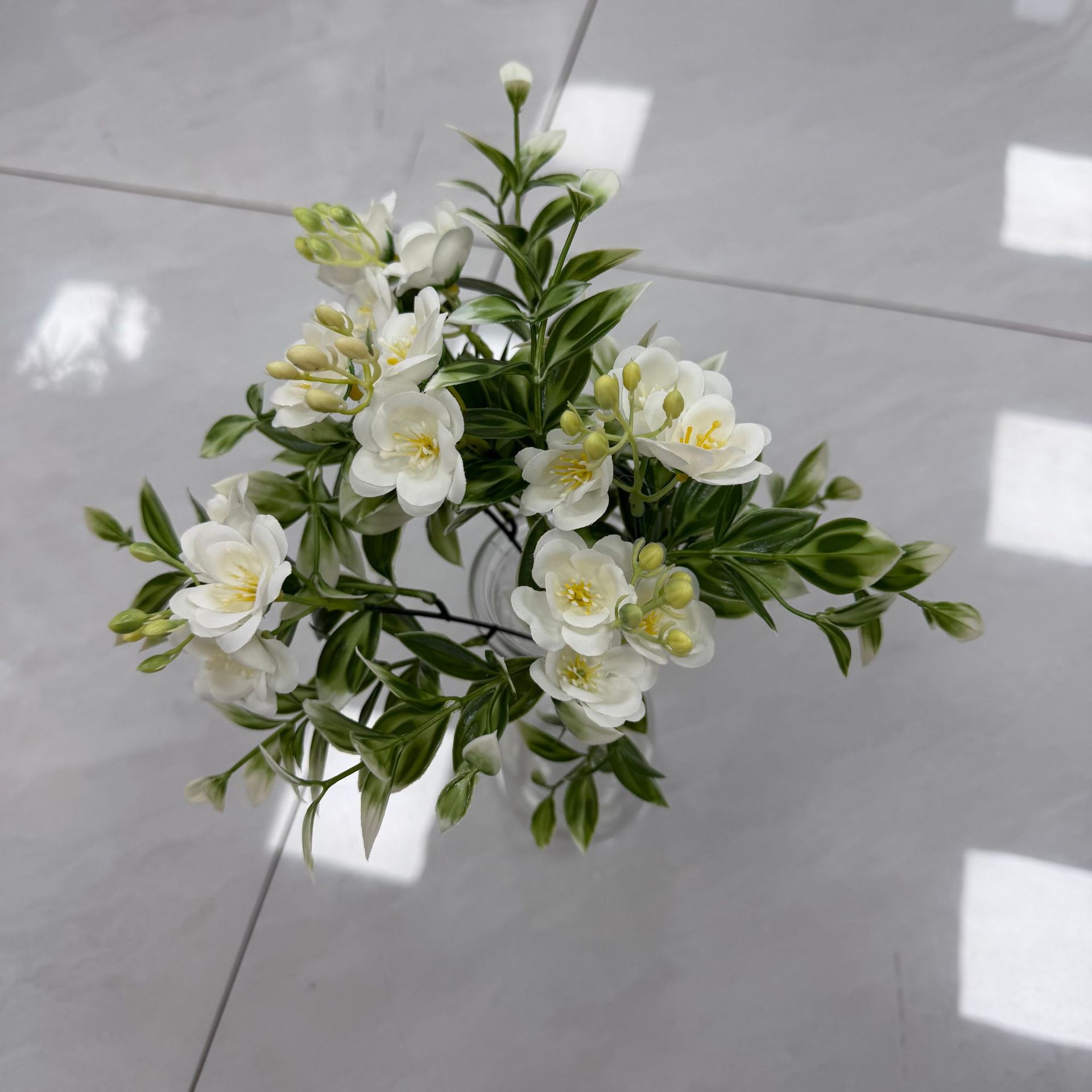 New Single Fake Flower Bouquet Ornaments Plastic Flower Small Bunch Fabric Decoration Flower Arrangement Dried Flower Silk Flower