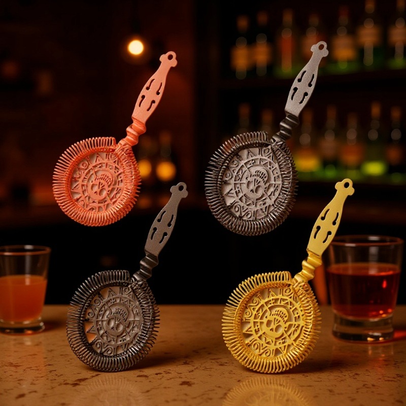 Фильтр в виде черепа из нержавеющей стали 304 для коктейлей