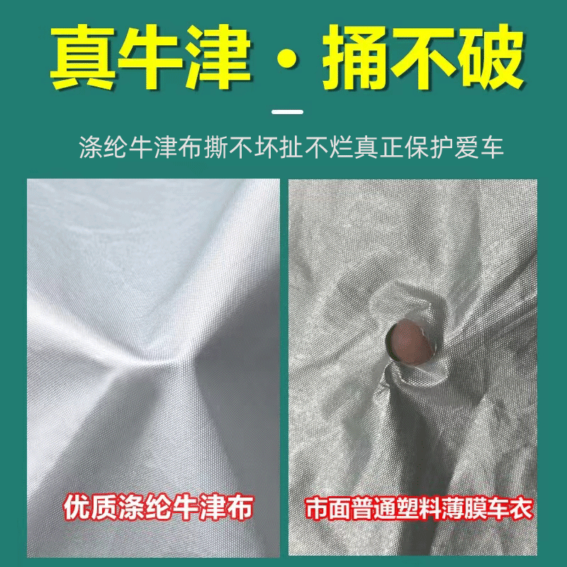 Car Clothing Full Cover Sun Protection Car Clothing Sunshade Insulation Car Cover 210D Oxford Cloth Thickeneded Peva Car Clothing