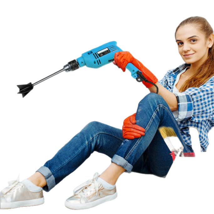 Paint Stirring Rod Epoxy Mixer Attachment Drop Glue Stirrer Paint and Resin Mixer Paddle